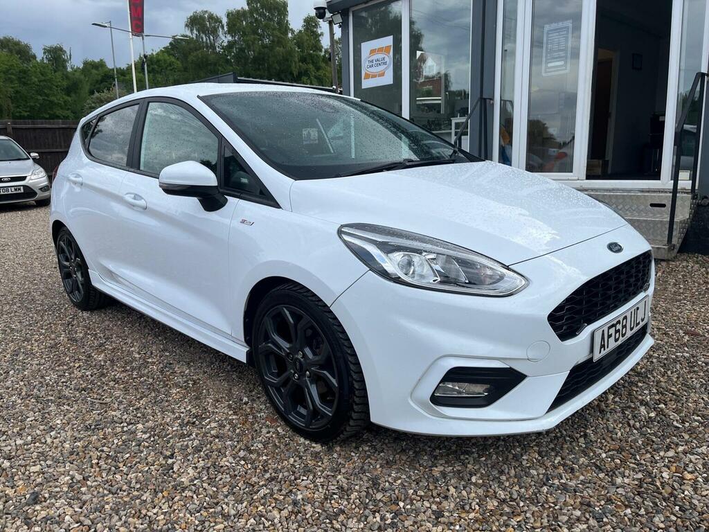 Ford Fiesta Hatchback 1.0T Ecoboost St-line Euro 6 Ss AF68ULJ White