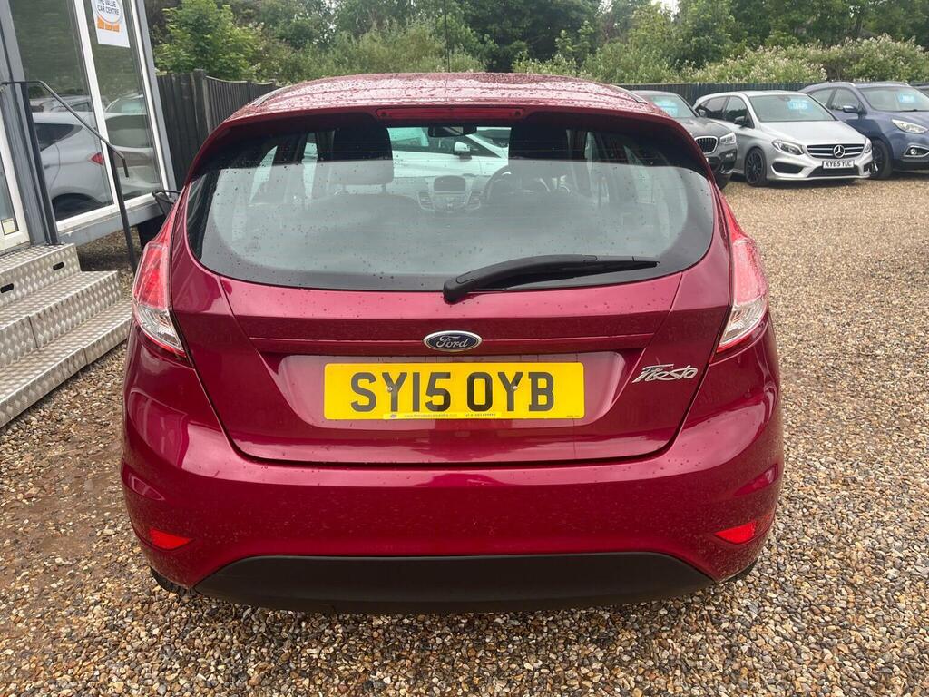 Ford Fiesta Hatchback 1.25 Zetec Euro 6 201515 SY15OYB Red #5