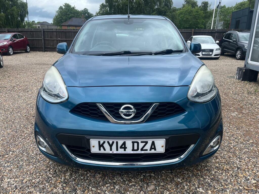 Nissan Micra Hatchback 1.2 Dig-s Tekna Euro 5 Ss 20141 KY14DZA Blue #2