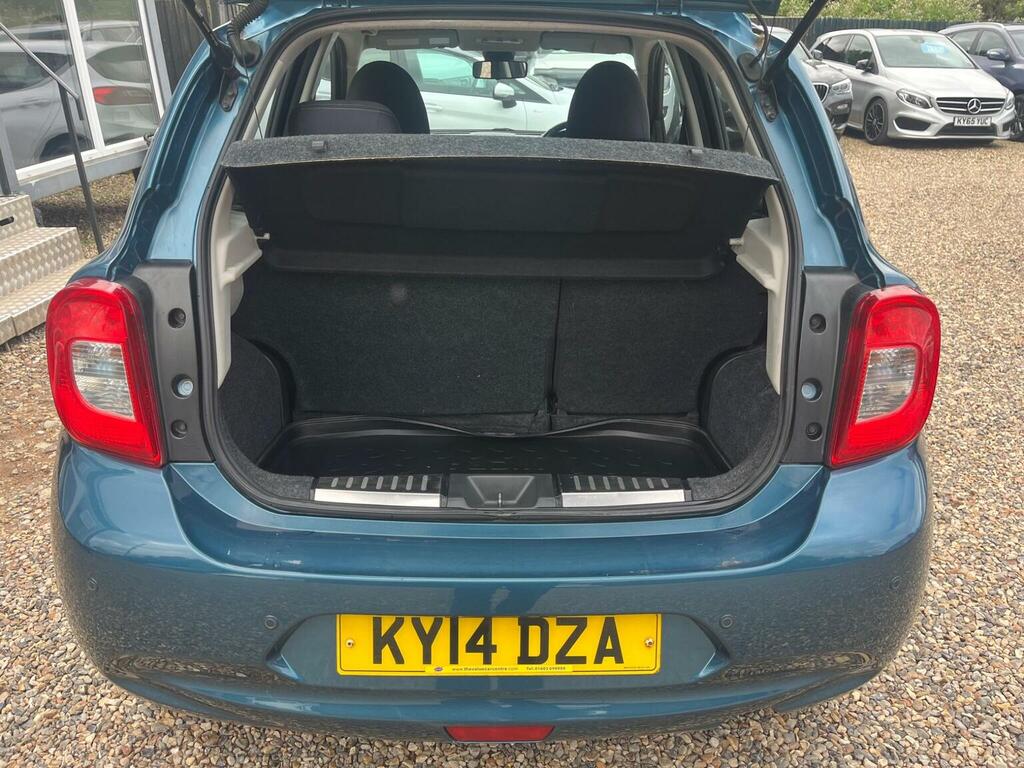 Nissan Micra Hatchback 1.2 Dig-s Tekna Euro 5 Ss 20141 KY14DZA Blue #6
