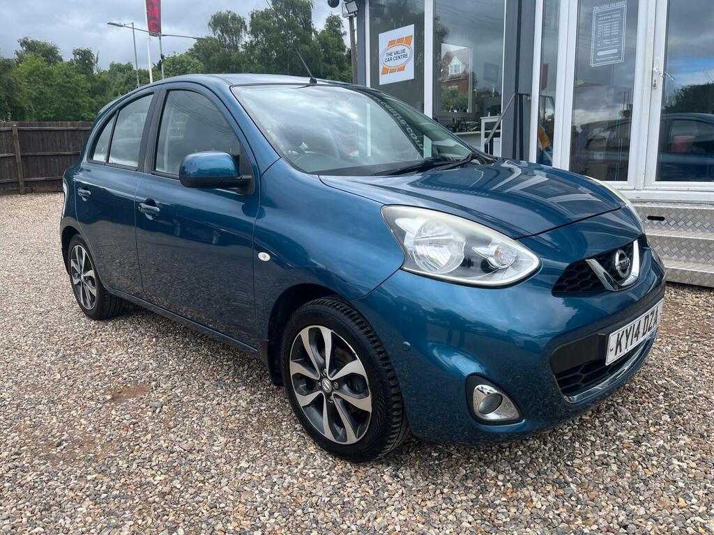 Nissan Micra Hatchback 1.2 Dig-s Tekna Euro 5 Ss 20141 Blue