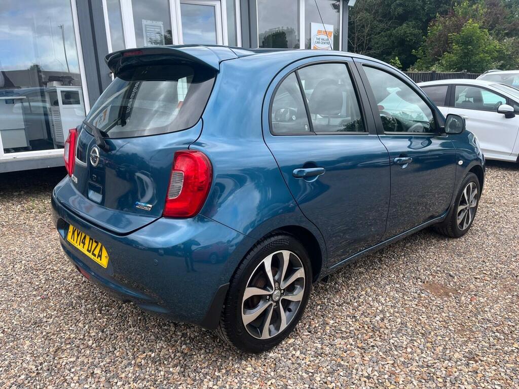 Nissan Micra Hatchback 1.2 Dig-s Tekna Euro 5 Ss 20141 KY14DZA Blue #4