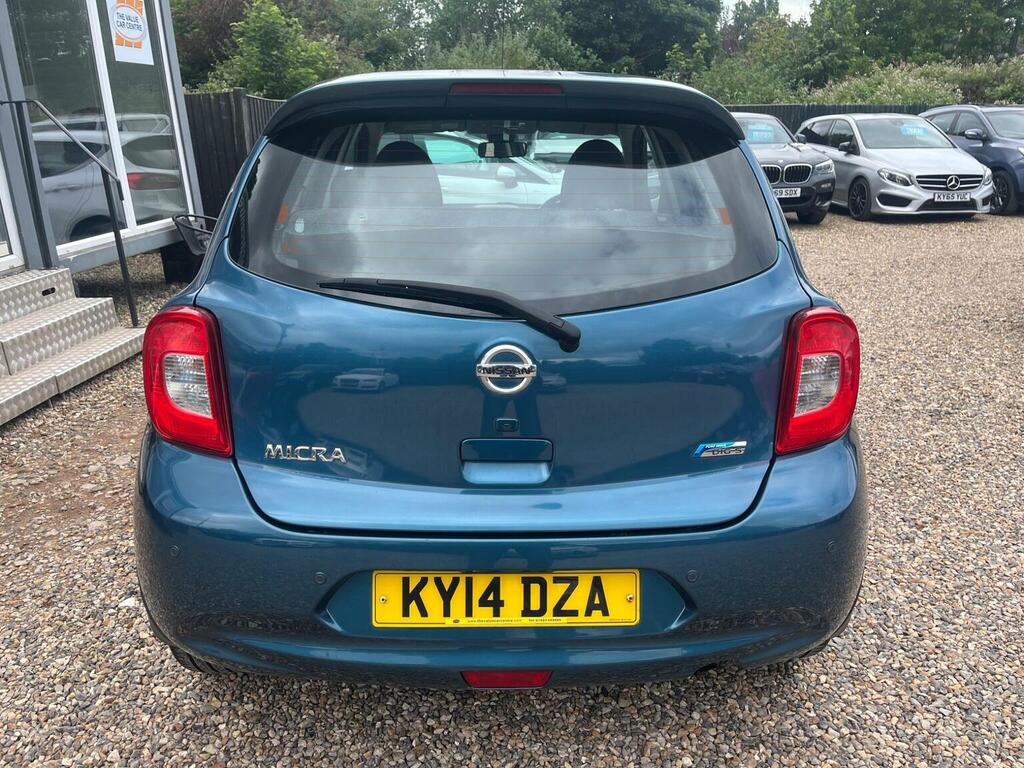 Nissan Micra Hatchback 1.2 Dig-s Tekna Euro 5 Ss 20141 KY14DZA Blue #5