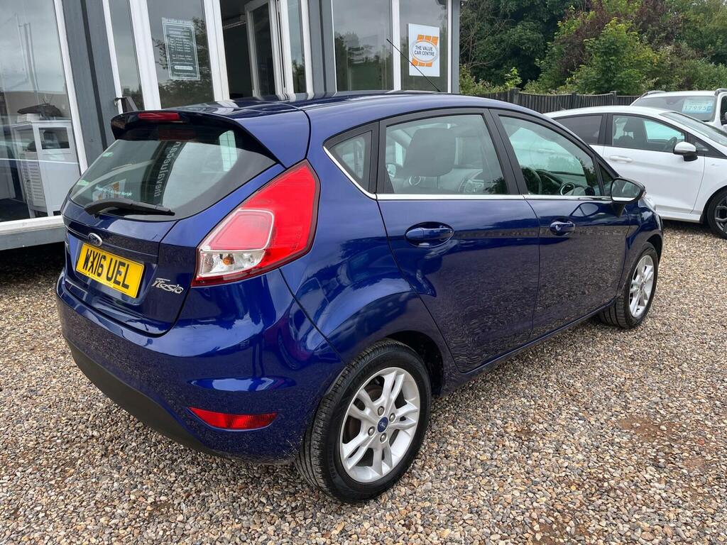 Ford Fiesta Hatchback 1.0T Ecoboost Zetec Euro 6 Ss 20 WX16UEL Blue #4