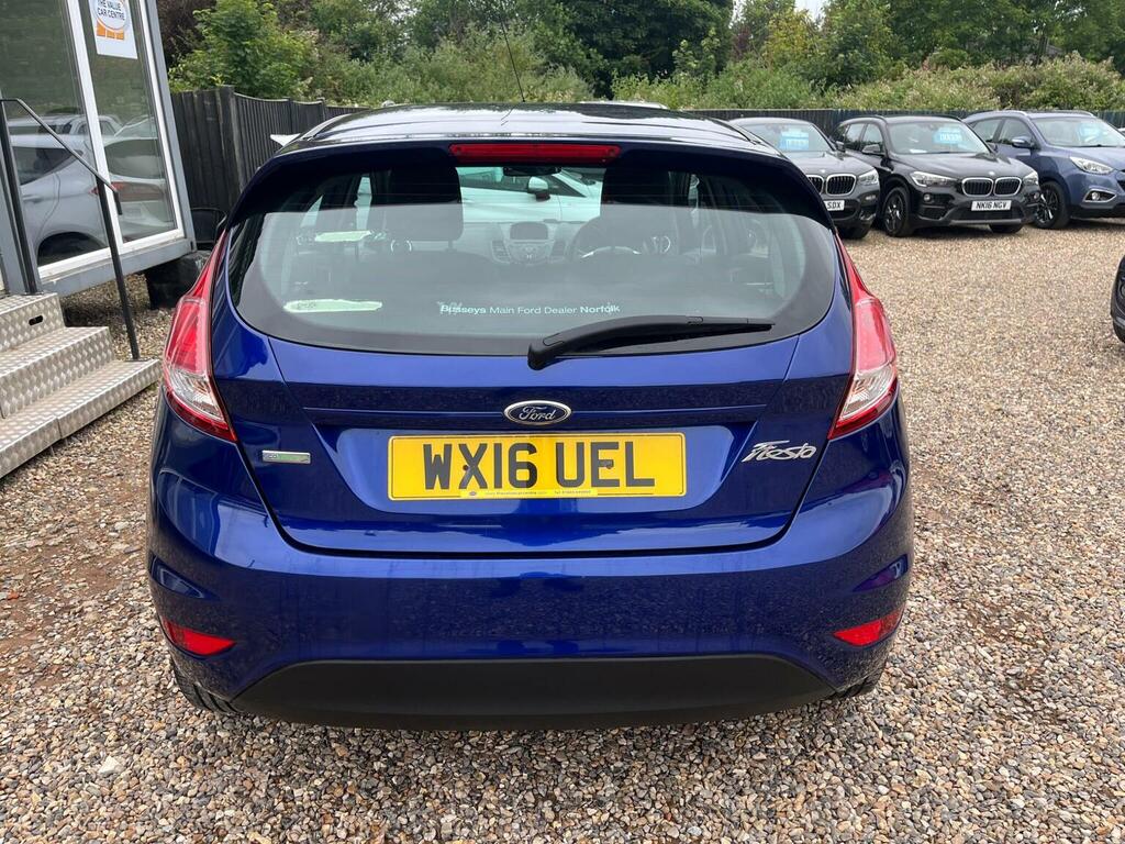 Ford Fiesta Hatchback 1.0T Ecoboost Zetec Euro 6 Ss 20 WX16UEL Blue #5