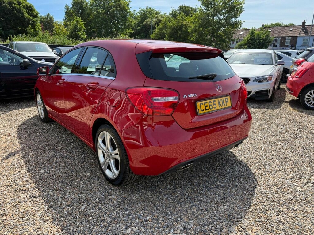 Mercedes-Benz A Class Hatchback 1.6 A180 Sport Edition Euro 6 Ss Red #5