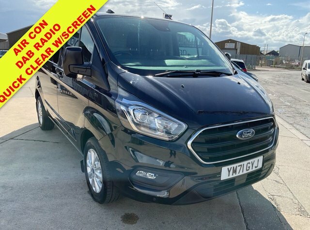 Ford Transit Custom 2.0 280 Ecoblue Limited Panel Van Manua Black