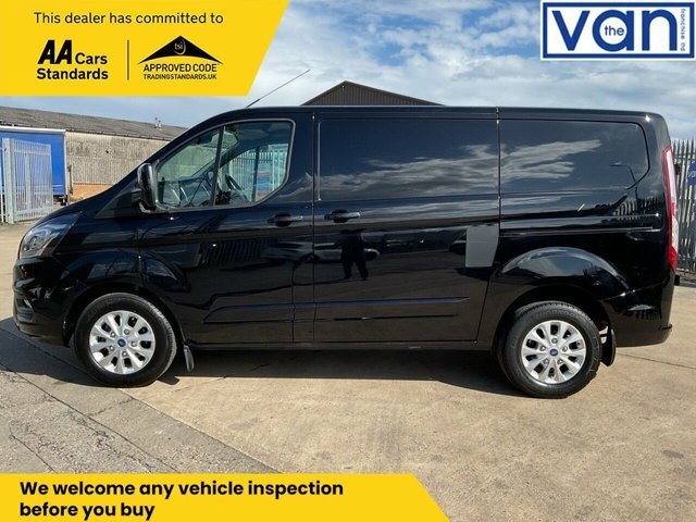 Ford Transit Custom 2.0 280 Ecoblue Limited Panel Van Manua YM71GYJ Black #6