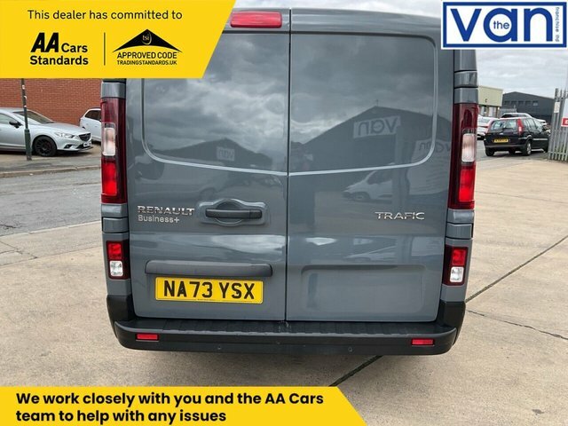 Renault Trafic 2.0 Dci Blue Sl28 Business Panel Van M NA73YSX Grey #4