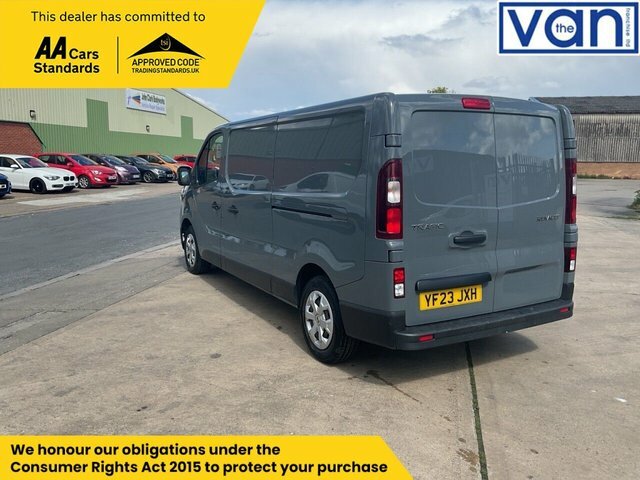 Renault Trafic 2.0 Dci Blue Ll30 Advance Panel Van Man YF23JXH Grey #5