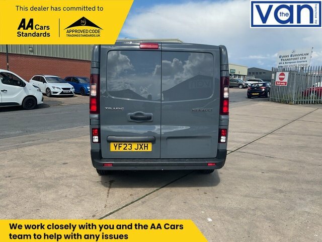 Renault Trafic 2.0 Dci Blue Ll30 Advance Panel Van Man YF23JXH Grey #4