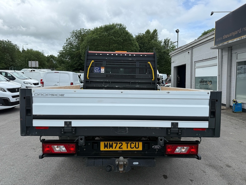 Ford Transit Custom 350 Ecoblue Double Cab Air Con 2.0 Dropside Ma MM72TCU White #6
