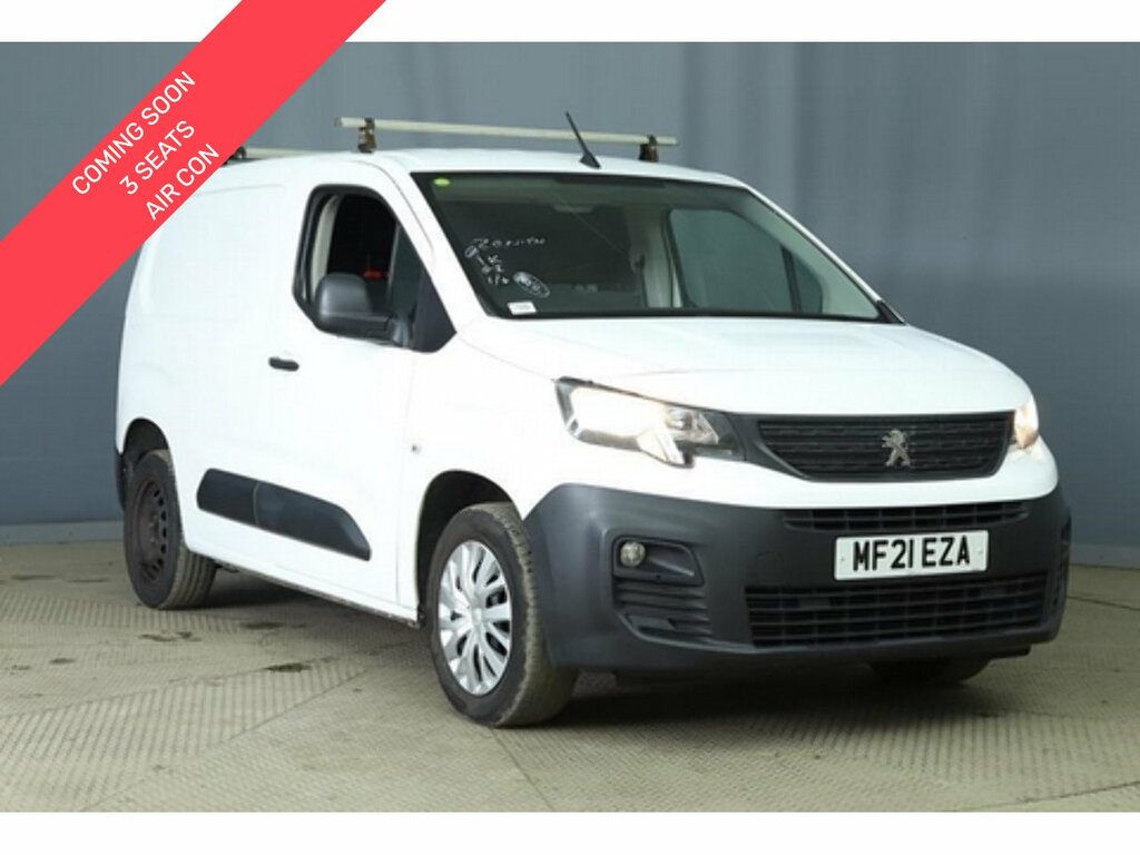 Peugeot Partner 1.5 Bluehdi 1000 Professional 3 Seats Air Con Swb White