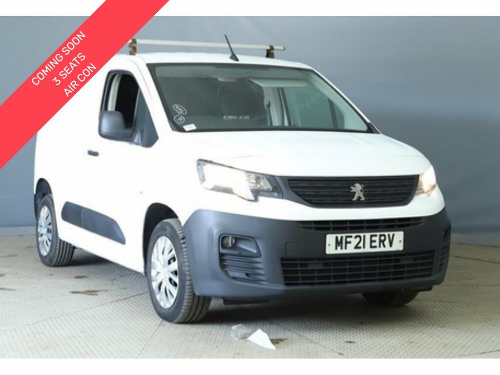 Peugeot Partner 1.5 Bluehdi 1000 Professional 3 Seats Air Con Swb White