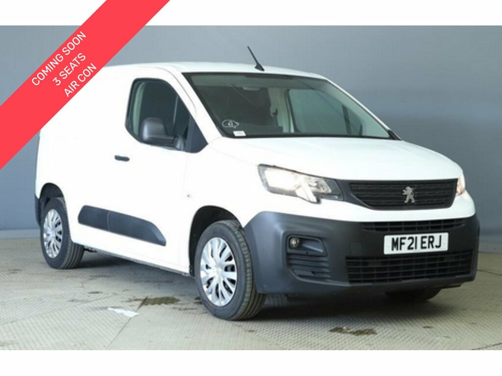 Peugeot Partner 1.5 Bluehdi 1000 Professional 3 Seats Air Con Swb White