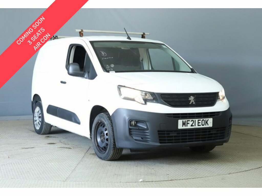 Peugeot Partner 1.5 Bluehdi 1000 Professional 3 Seats Air Con Swb White