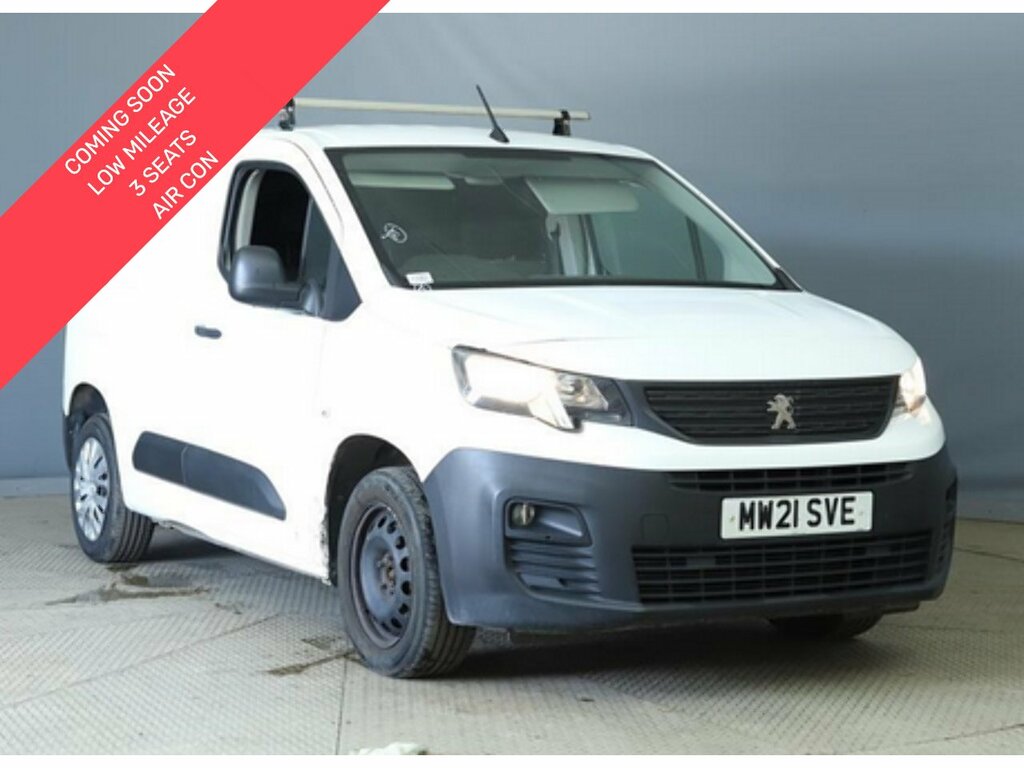 Peugeot Partner 1.5 Bluehdi 1000 Professional 3 Seats Air Con Swb White