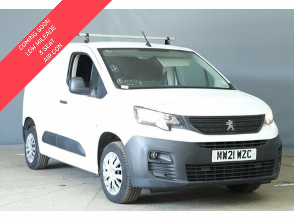 Peugeot Partner 1.5 Bluehdi 1000 Professional 3 Seats Air Con Swb White