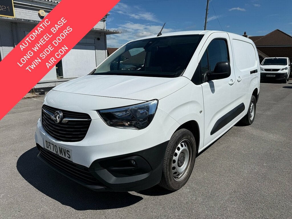 Vauxhall Combo 1.5 Turbo D 2300 Edition Lwb Air Con Van White