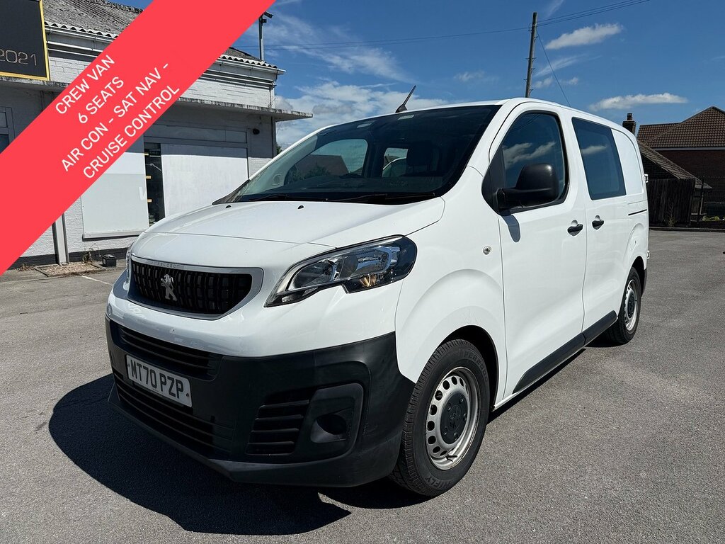 Peugeot Expert 1.5 Bluehdi 1000 Professional Compact Crew Van Air White