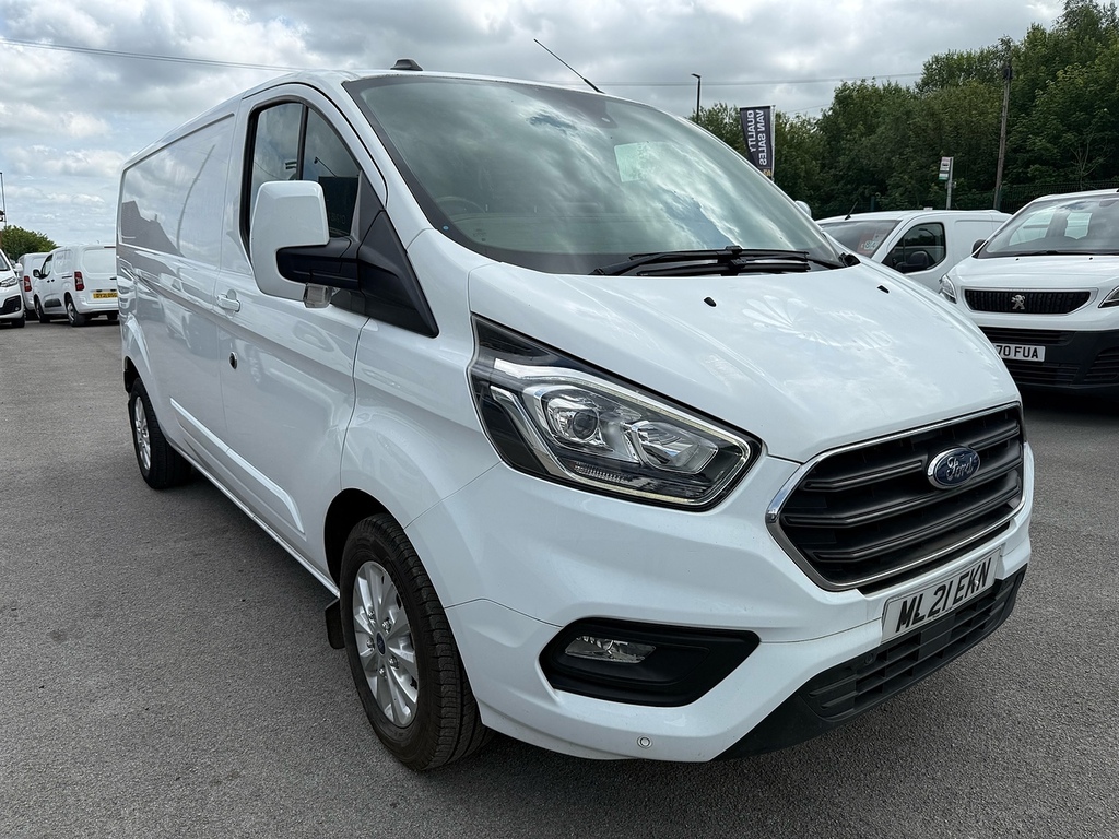 Ford Transit Custom 2.0 300 Ecoblue Limited Lwb Air Con Van ML21EKN White #3