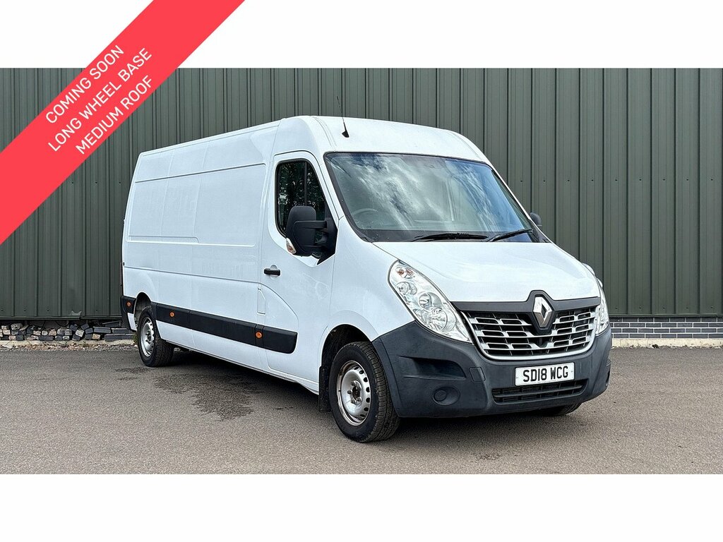 Renault Master 2.3 Dci 35 Business Lwb Medium Roof Van White