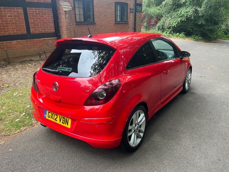 Vauxhall Corsa Sri Red #5