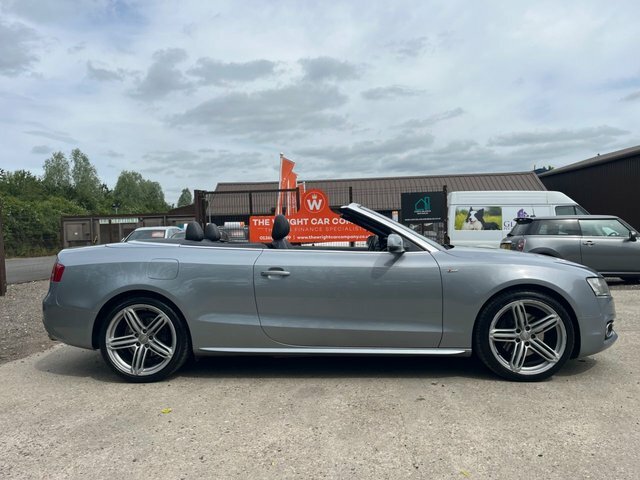 Audi A5 3.0 Tdi V6 S Line Convertible S Tronic Silver #3