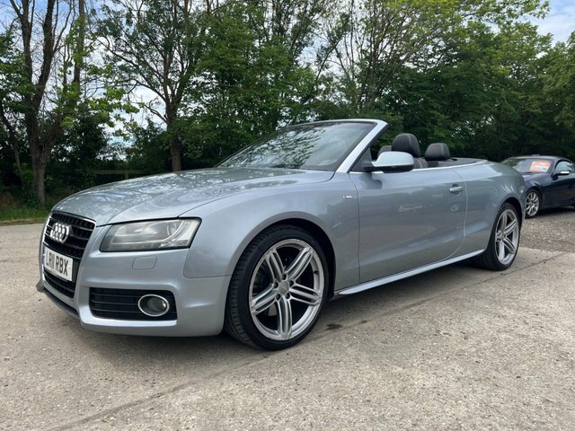 Audi A5 3.0 Tdi V6 S Line Convertible S Tronic Silver #4