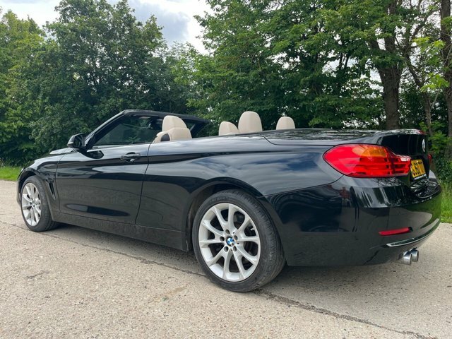BMW 4 Series 3.0 435D Luxury Convertible Xdrive GJ60TOT Black #4