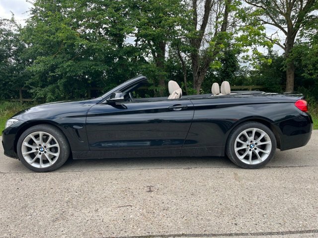 BMW 4 Series 3.0 435D Luxury Convertible Xdrive GJ60TOT Black #3
