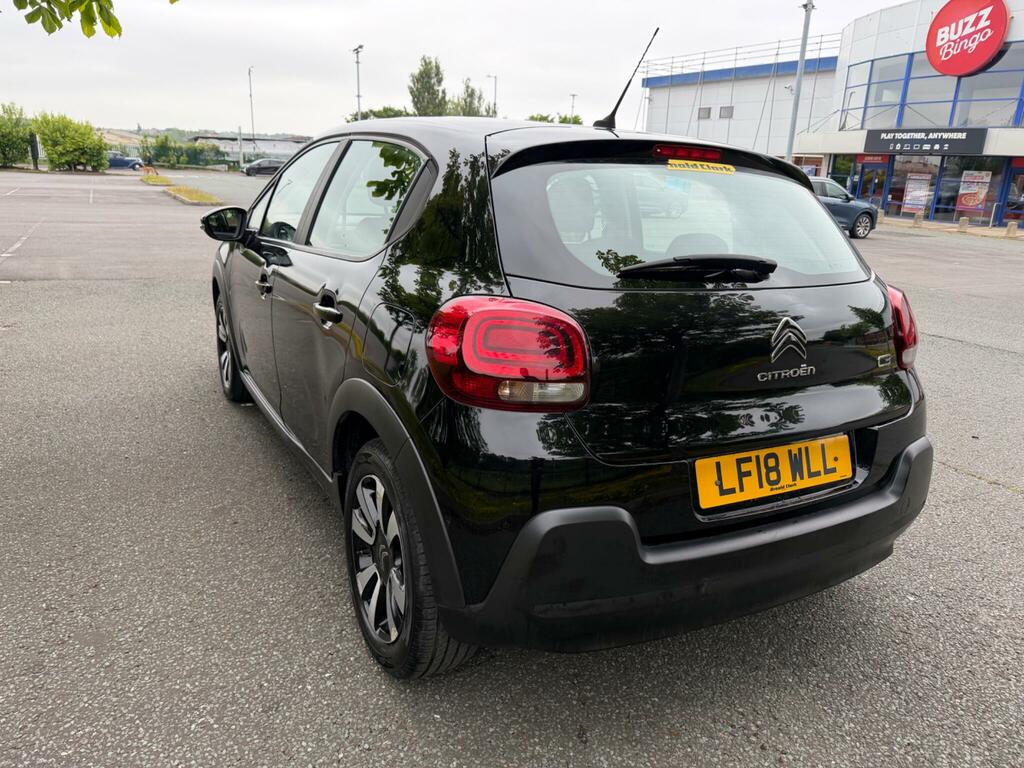 Citroen C3 1.2 Puretech Feel Euro 6 Black #4