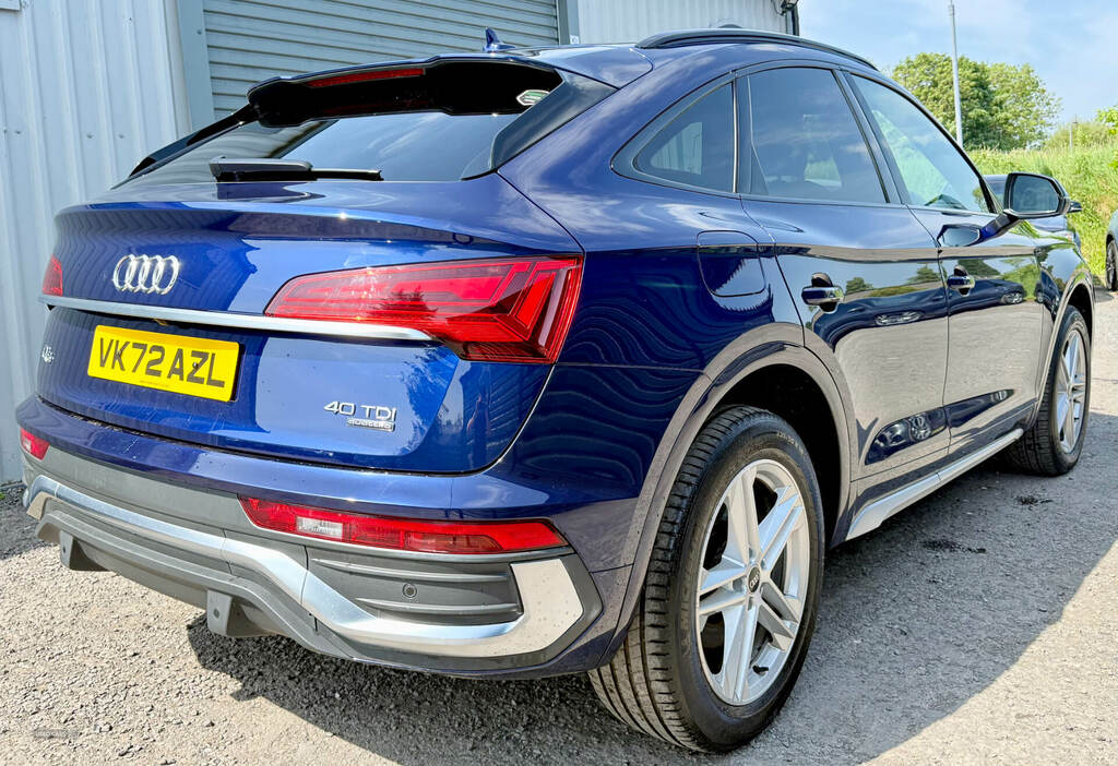 Audi Q5 40 Tdi Quattro S Line S Tronic VK72AZL Blue #3