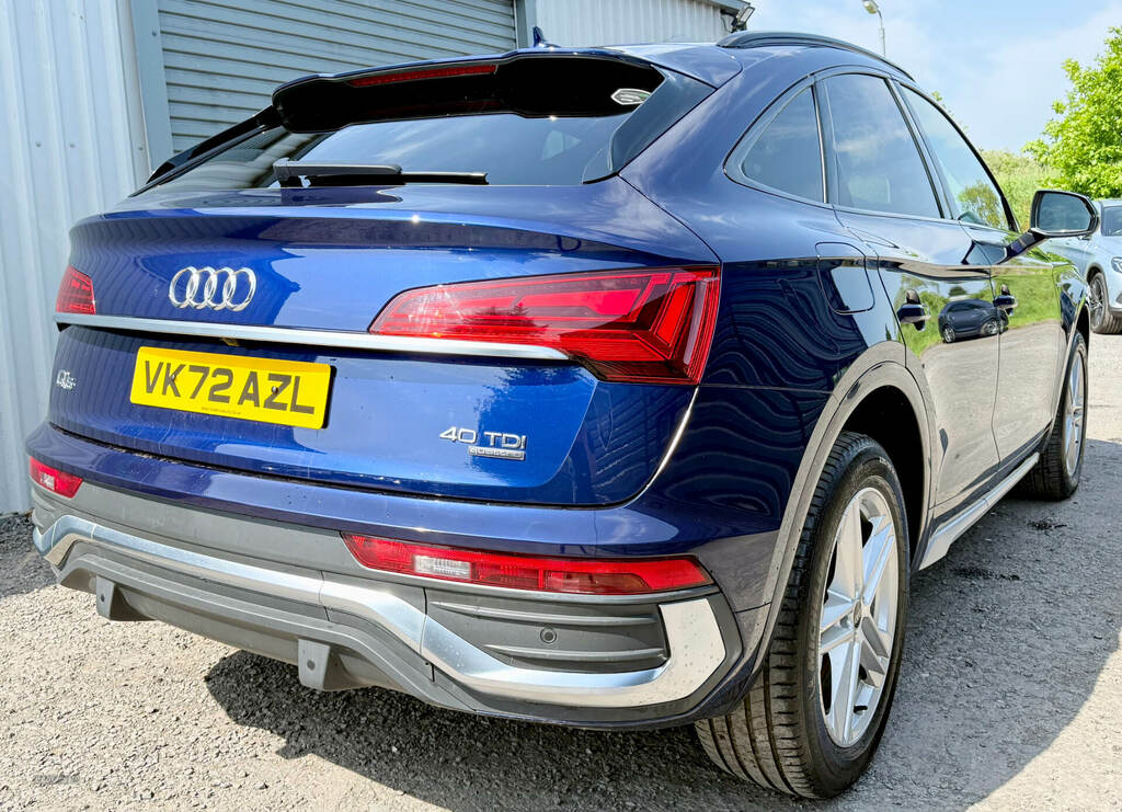 Audi Q5 40 Tdi Quattro S Line S Tronic VK72AZL Blue #4