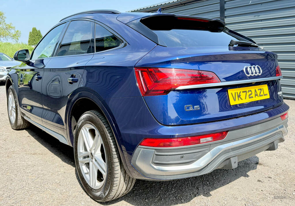 Audi Q5 40 Tdi Quattro S Line S Tronic VK72AZL Blue #6