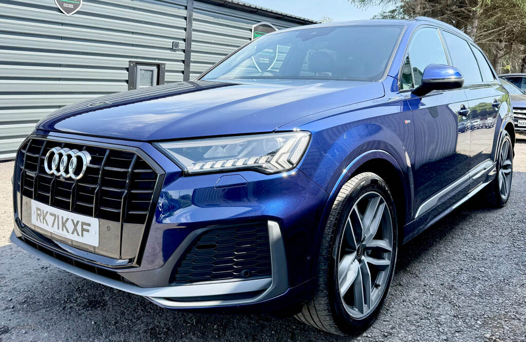 Audi Q7 50 Tdi Quattro S Line Tiptronic RK71KXF Blue #6