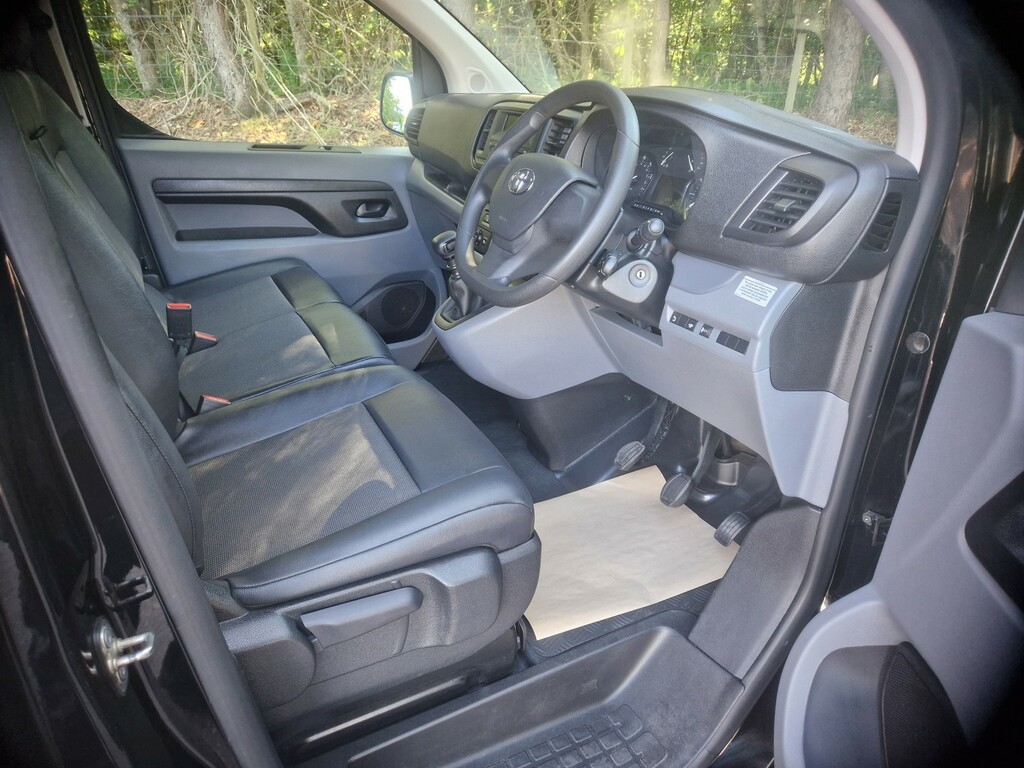 Toyota PROACE Panel Van 1.5 D Icon 3 Front Seats 2021 Black #4