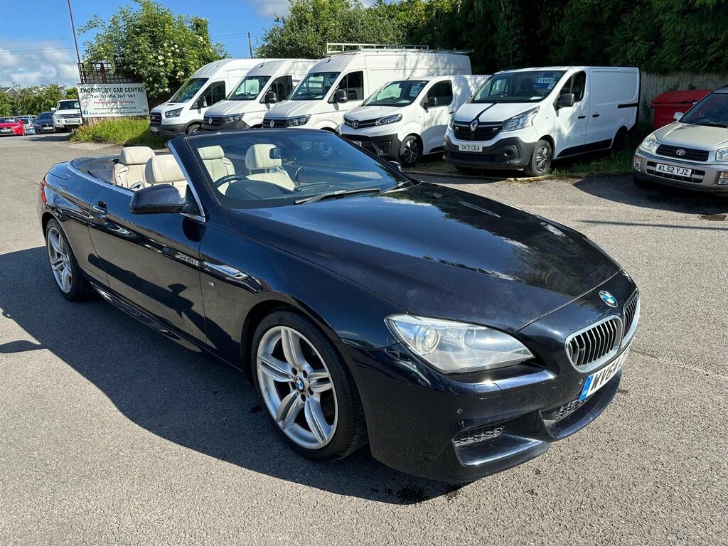 BMW 6 Series Convertible 3.0 640D M Sport Euro 5 Ss Black
