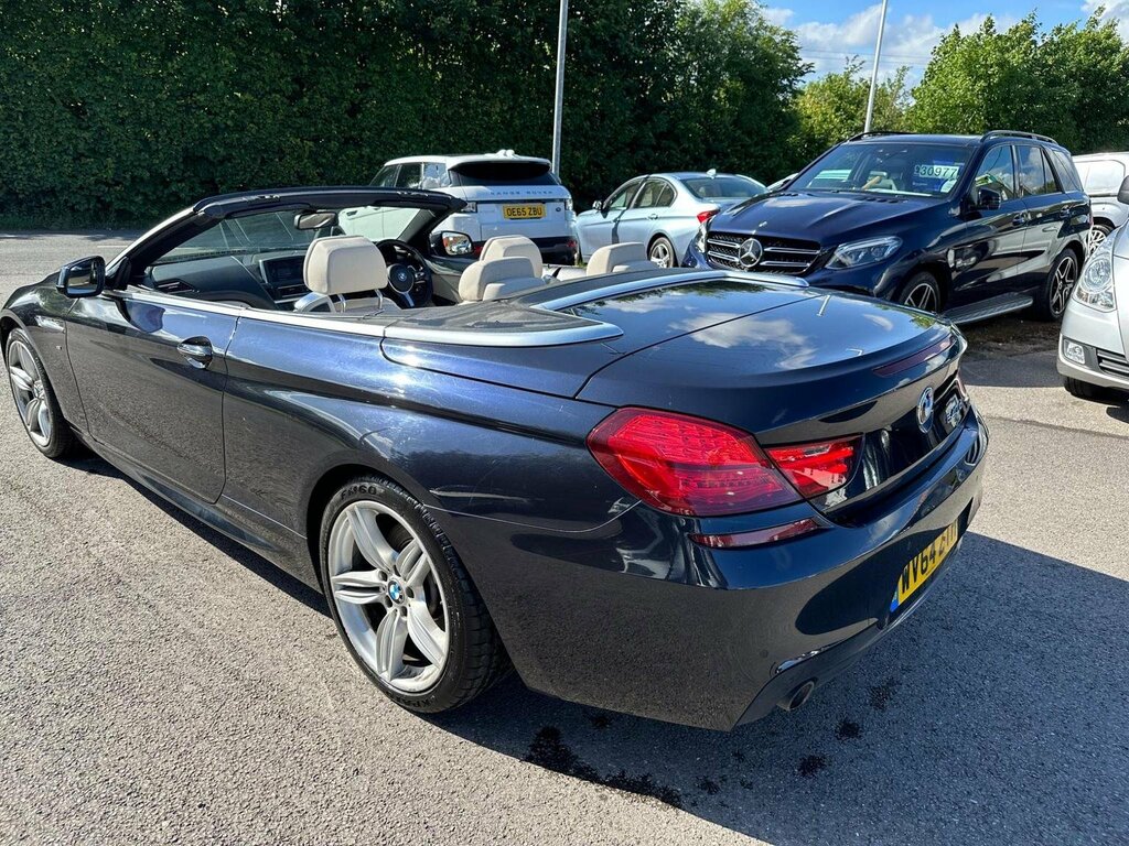 BMW 6 Series Convertible 3.0 640D M Sport Euro 5 Ss Black #4