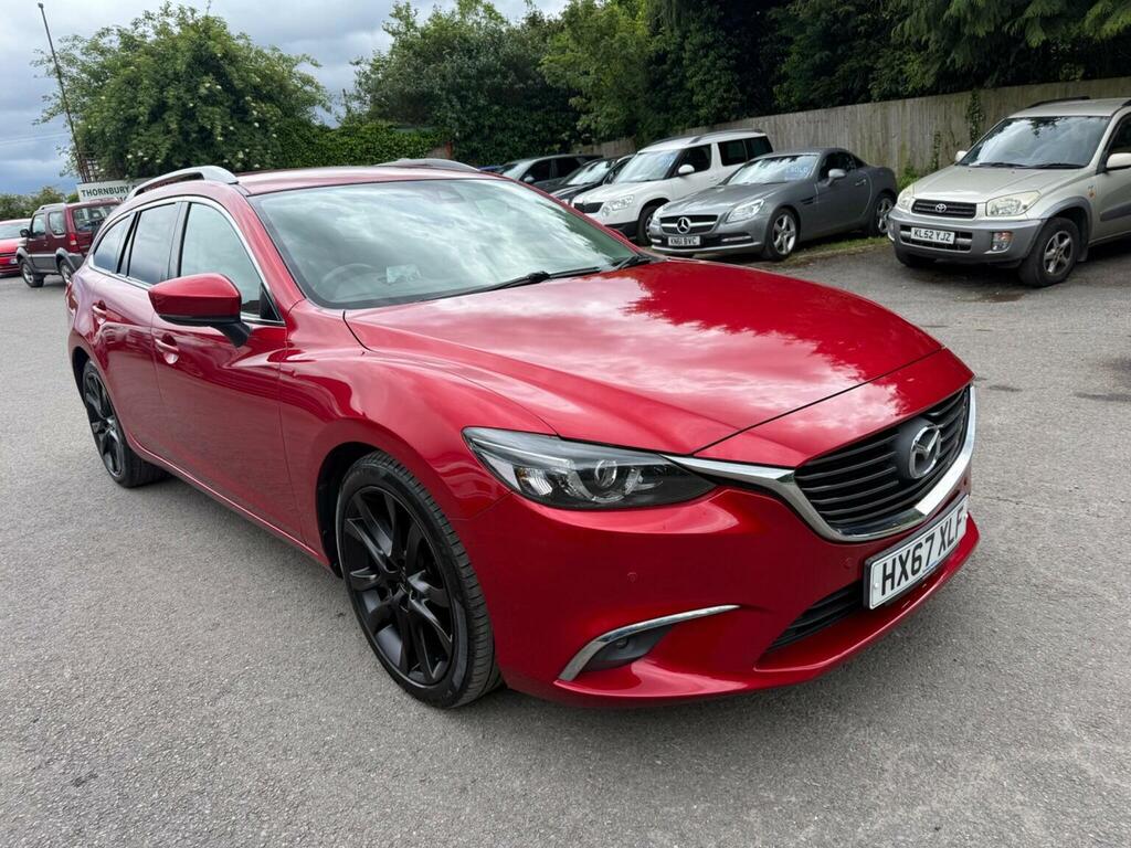 Mazda 6 Estate 2.2 Skyactiv-d Sport Nav Tourer Euro 6 Ss Red