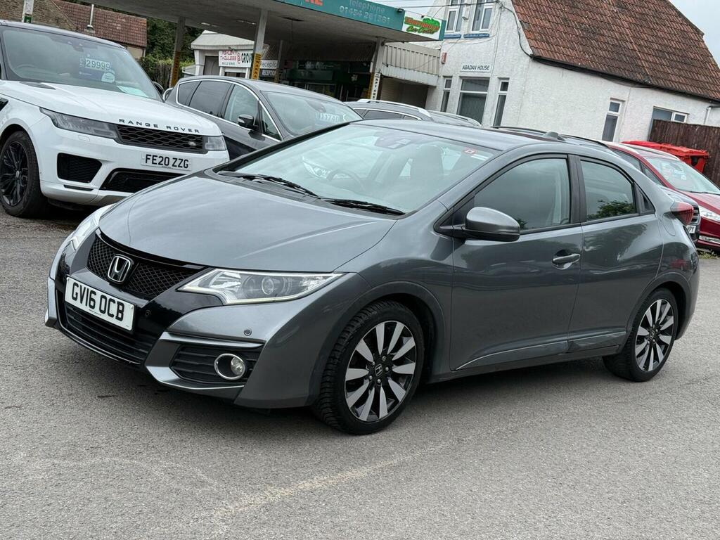 Honda Civic Hatchback 1.8 I-vtec Se Plus Navi Euro 6 GV16OCB Grey #3