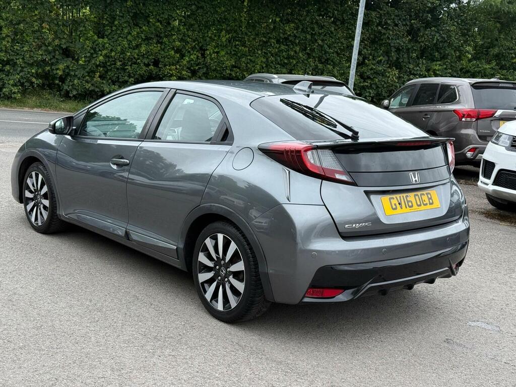 Honda Civic Hatchback 1.8 I-vtec Se Plus Navi Euro 6 GV16OCB Grey #4