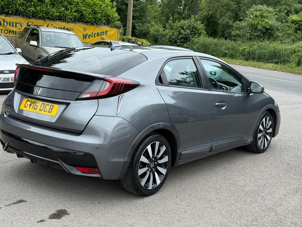 Honda Civic Hatchback 1.8 I-vtec Se Plus Navi Euro 6 GV16OCB Grey #6