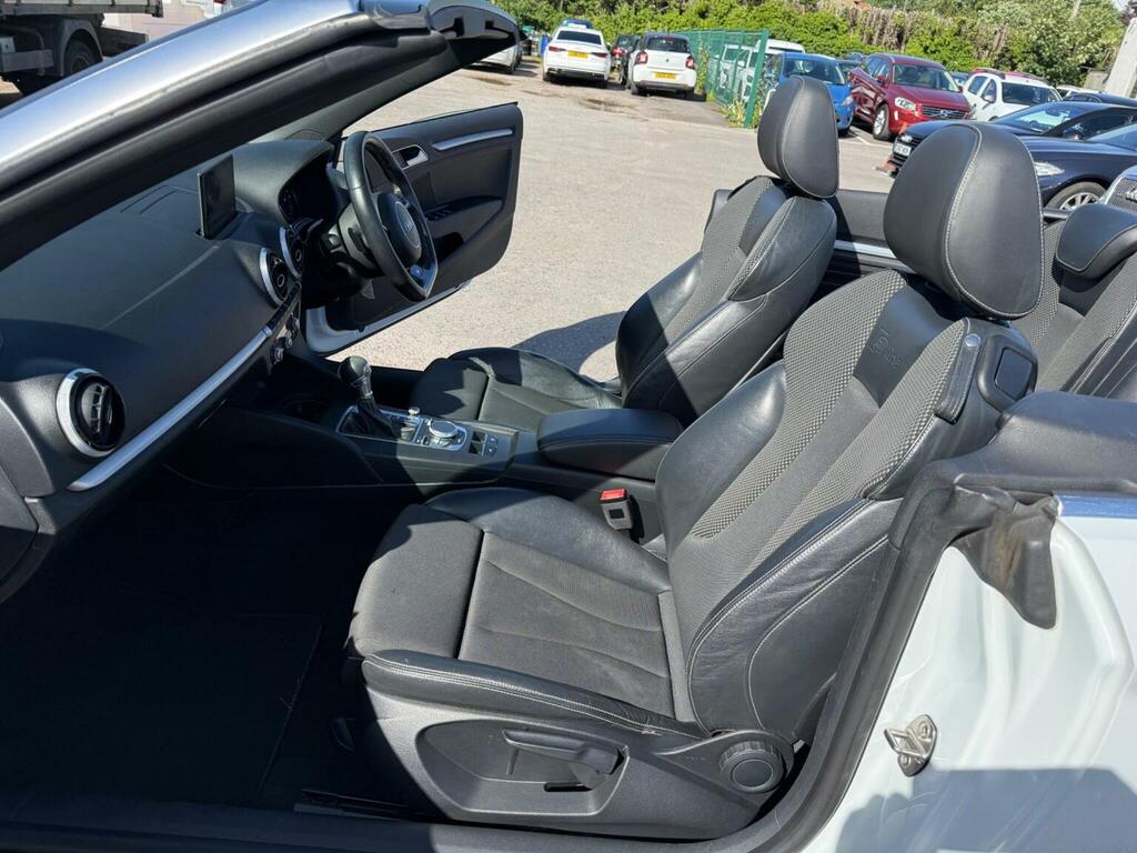 Audi A3 Cabriolet 1.4 Tfsi Cod S Line Convertible S Troni White #57