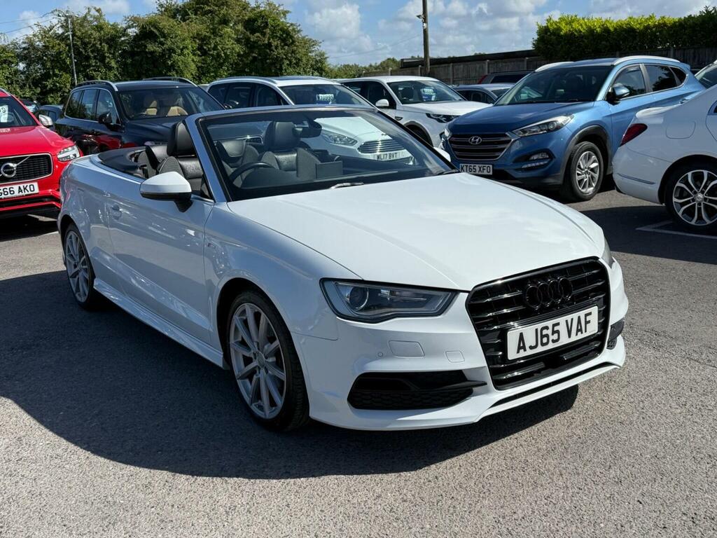 Audi A3 Cabriolet Convertible 1.4 Tfsi Cod S Line S Tronic Euro 6 S White