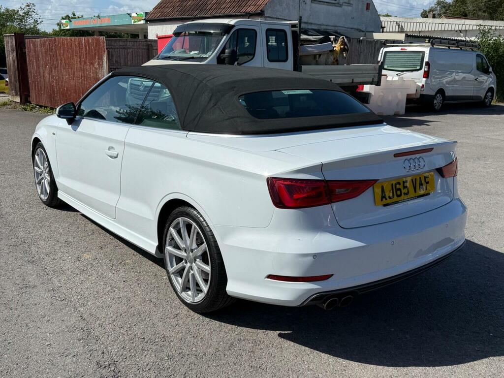 Audi A3 Cabriolet 1.4 Tfsi Cod S Line Convertible S Troni White #37