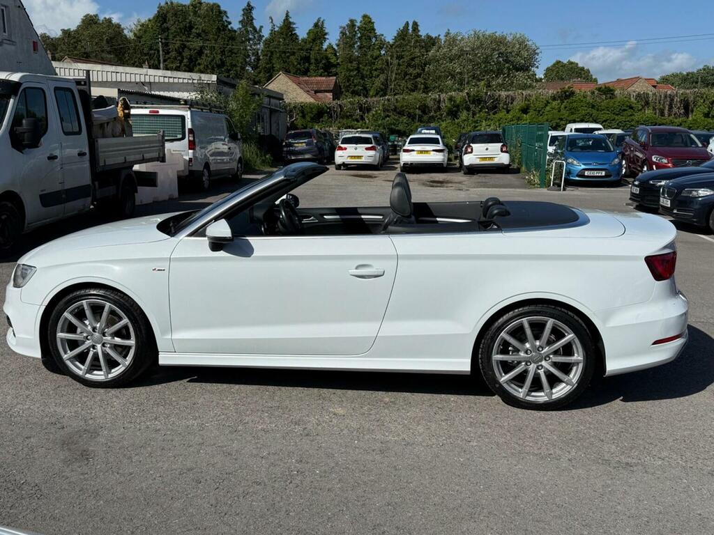 Audi A3 Cabriolet 1.4 Tfsi Cod S Line Convertible S Troni White #8