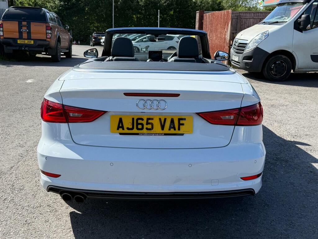 Audi A3 Cabriolet Convertible 1.4 Tfsi Cod S Line S Tronic Euro 6 S White #5