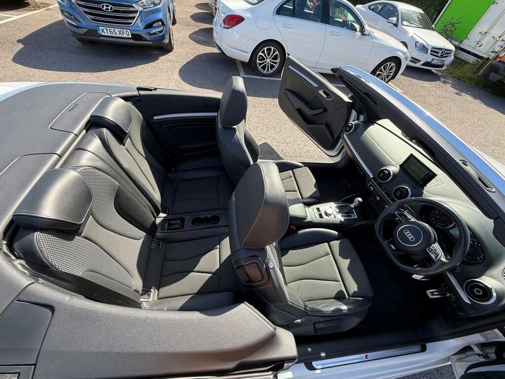 Audi A3 Cabriolet 1.4 Tfsi Cod S Line Convertible S Troni White #23