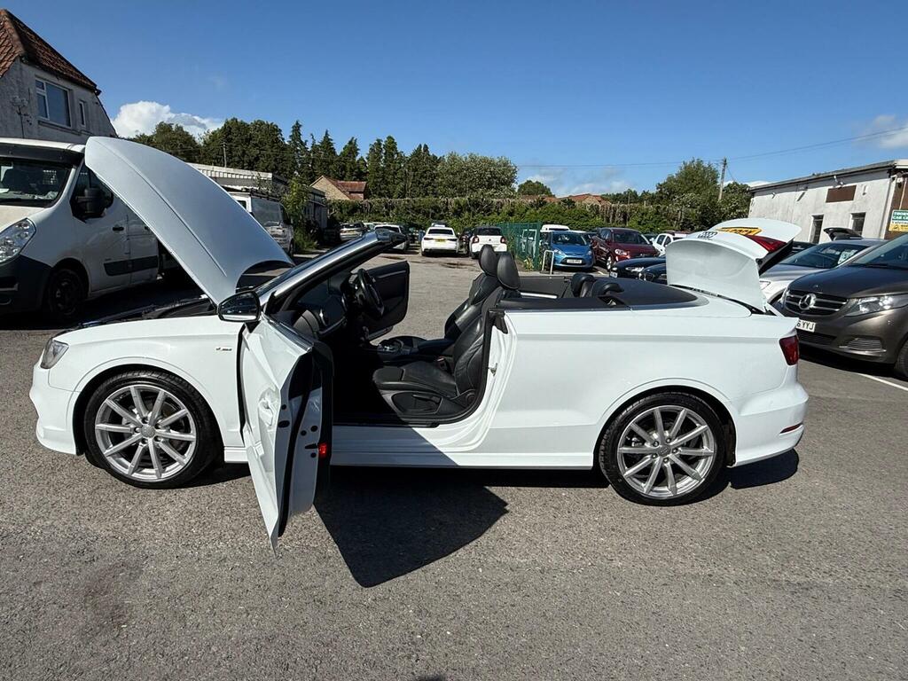 Audi A3 Cabriolet 1.4 Tfsi Cod S Line Convertible S Troni White #65